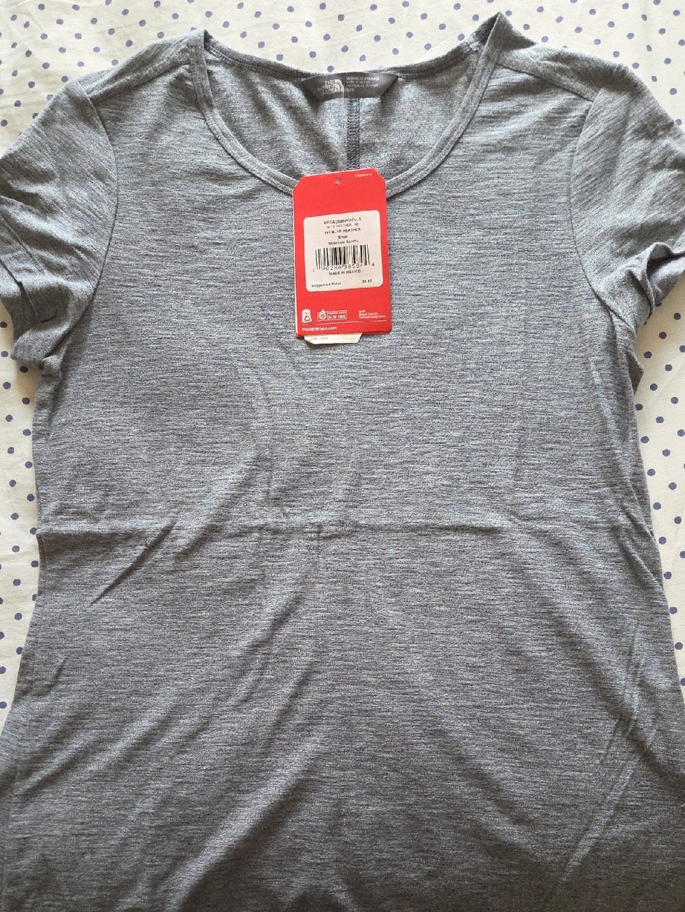 The North Face Women's Short Sleeve Tee in Heather Gray